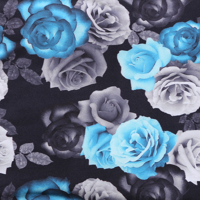 CACHE-COU - ROSES BLEUES