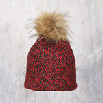 TUQUE - LÉOPARD ROUGE